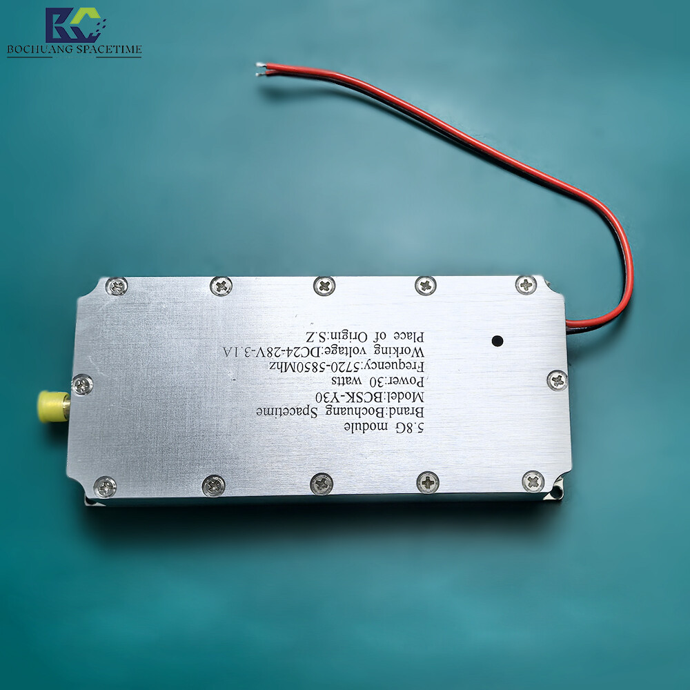 BCSK-Y30 Model 5.8GHz Linear Power Amplifier Module 30W 5720-5850MHz Industrial-Grade Drone Countermeasure Amplifier