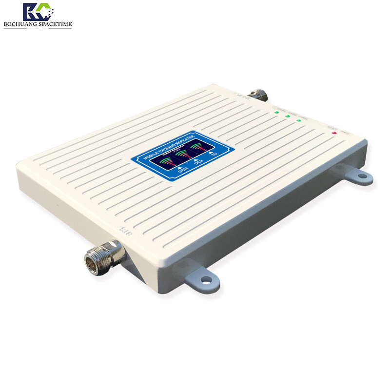 Tri-Band Cell Phone Signal Booster | GSM/DCS/3G 900-1800-2100MHz with LCD Display – Ideal for Basements, Remote Areas, and Large Buildings | Bochuang Space-Time