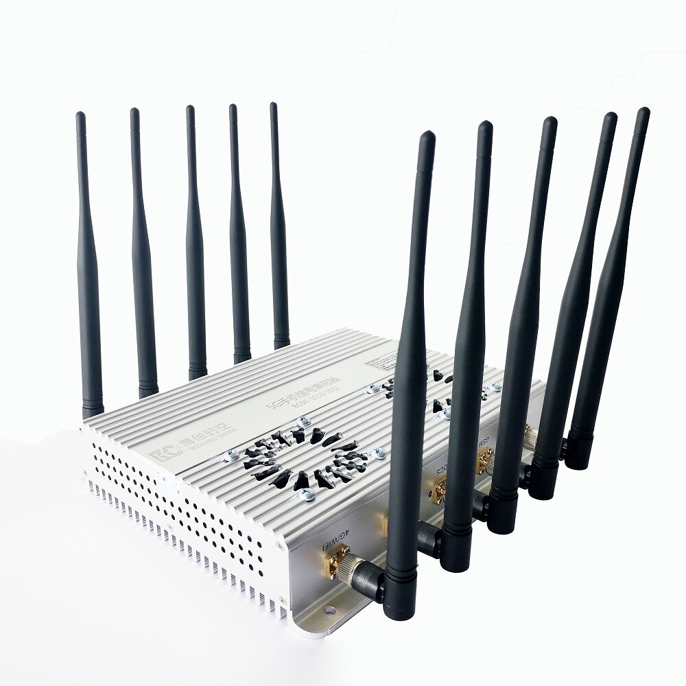 博创时空BCSK-101B-10 10路5G手机信号屏蔽器 | 2G/3G/4G/5G/WiFi全频段阻断 大功率监狱监舍专用屏蔽仪