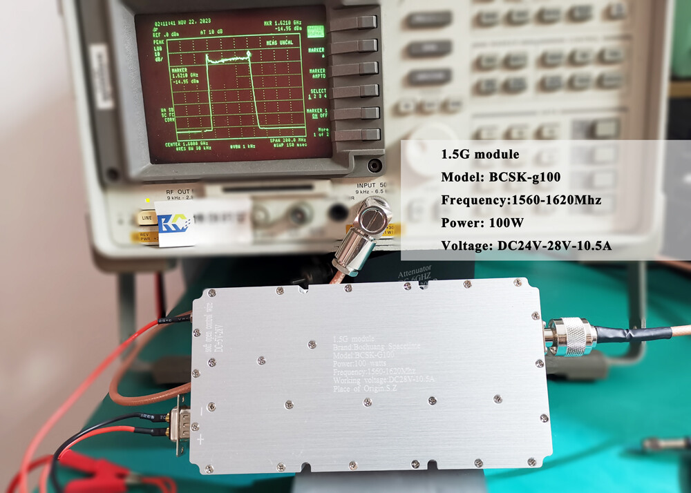 1560MHz–1620MHz, 100W Power Amplifier Module Supplier BCSK-G100 High-Stability RF Power Amplifier with Isolator