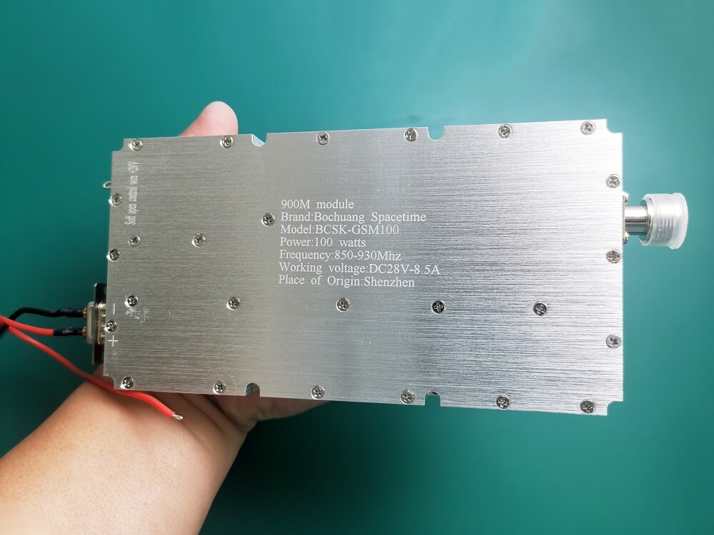 BCSK-GSM100 900MHz 100W RF Power Amplifier Module by BCSK | For GSM Signal Jamming and Drone Countermeasure Systems