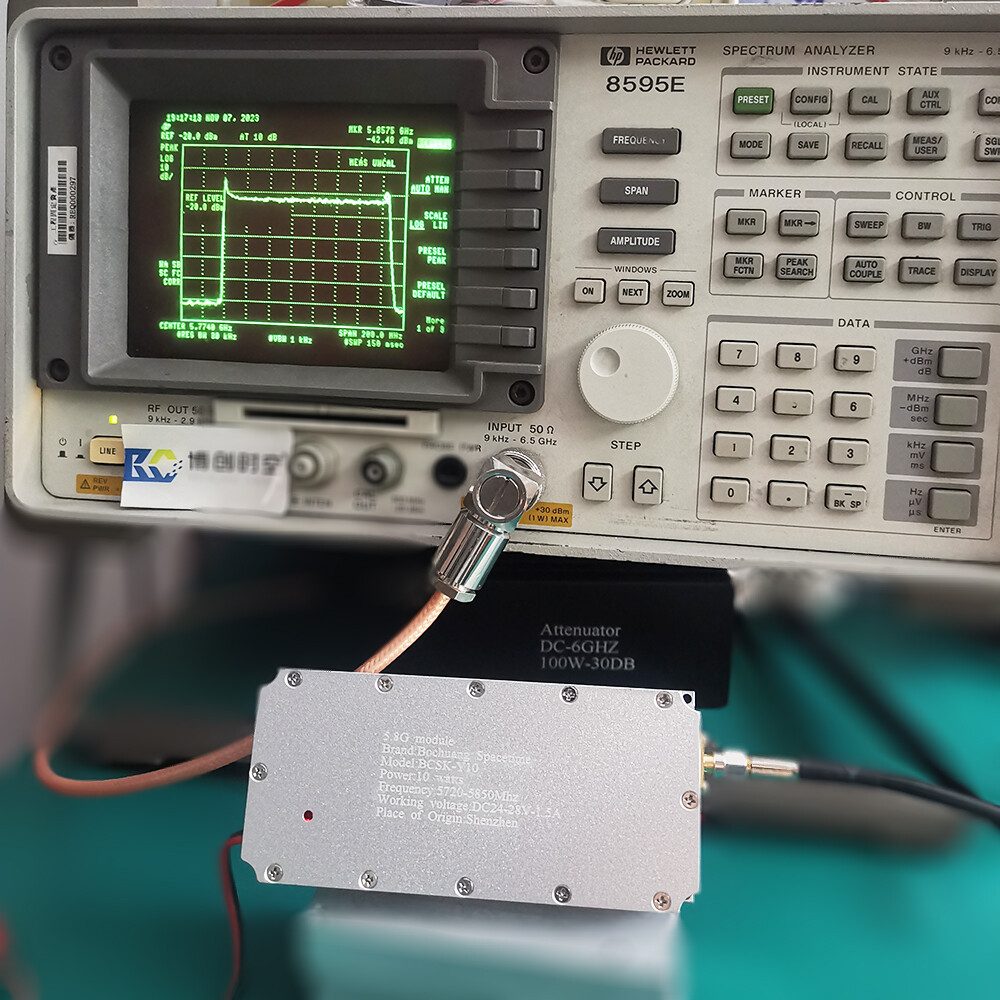 BCSK-Y10 Type 5.8Ghz RF Power Amplifier Module, 10W, 5720-5850MHz, Industrial Grade Drone Defense and Interdiction Unit