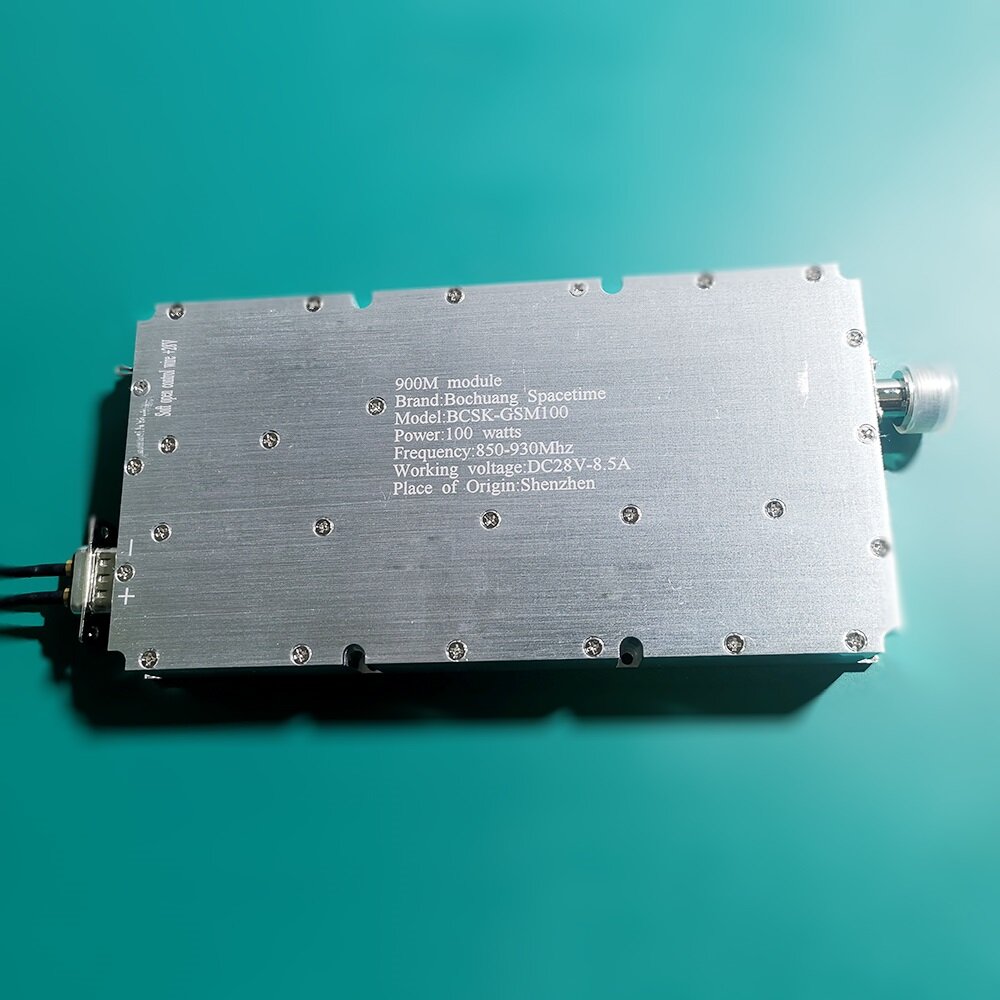 BCSK-GSM100 900MHz 100W RF Power Amplifier Module by BCSK | For GSM Signal Jamming and Drone Countermeasure Systems