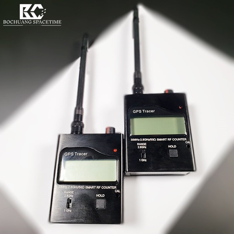 Bochuang Space-Time Handheld Frequency Detector GPS Tracer RF Signal Detector 30MHz-3GHz Full-Band Wireless Signal Scanner Anti-Surveillance Locator