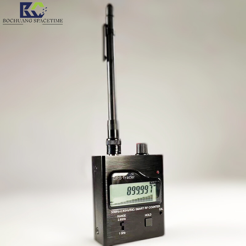 Bochuang Space-Time Handheld Frequency Detector GPS Tracer RF Signal Detector 30MHz-3GHz Full-Band Wireless Signal Scanner Anti-Surveillance Locator