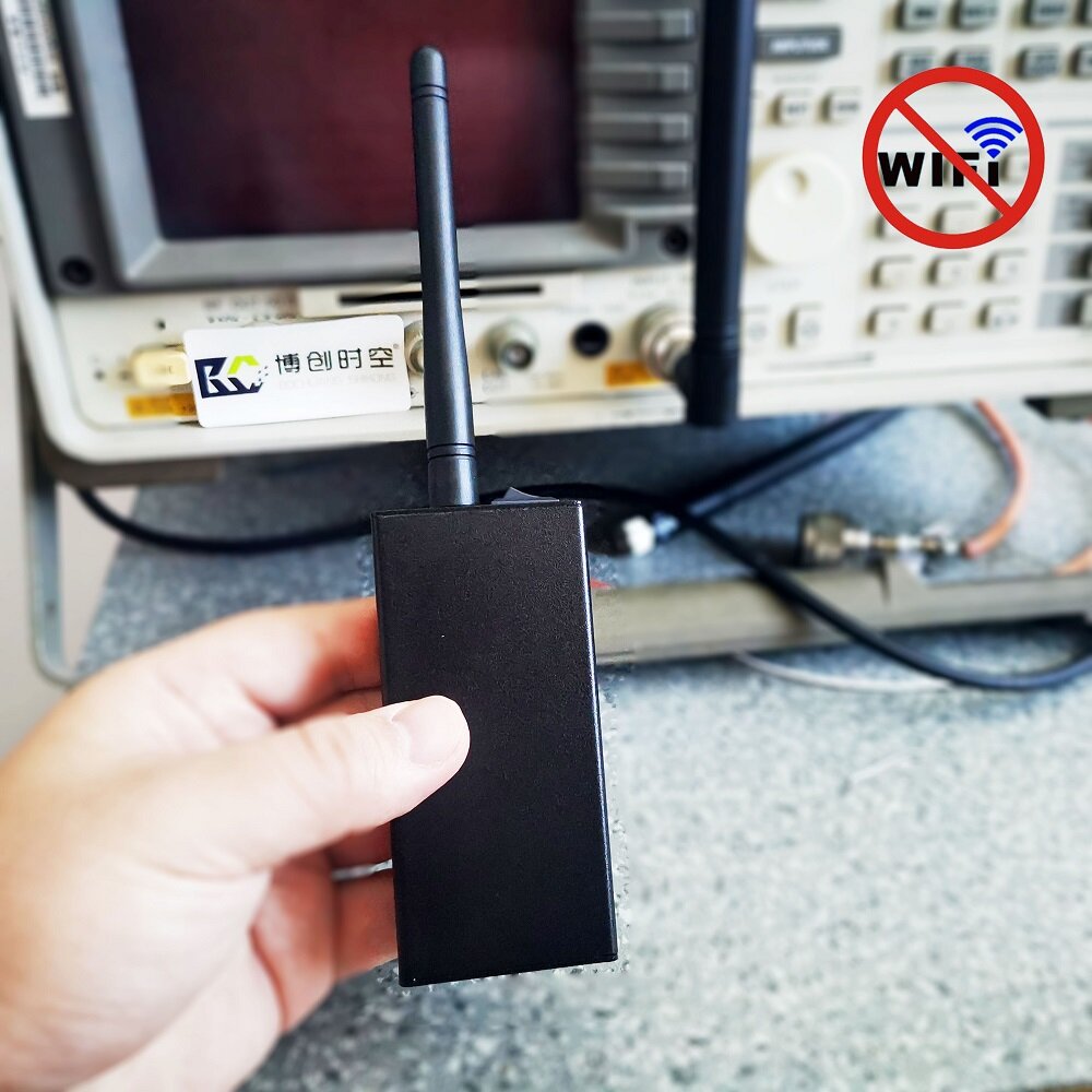 手持式WiFi信号屏蔽器(2.4G/2400-2500MHz) 5-30米WiFi热点蓝牙信号