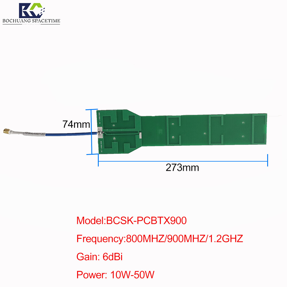 800MHz/900MHz/1.2GHz Tri-band PCB Directional Antenna BCSK-PCBTX900 6dBi High Gain for Drone Countermeasures and Long-Range Communication Modules