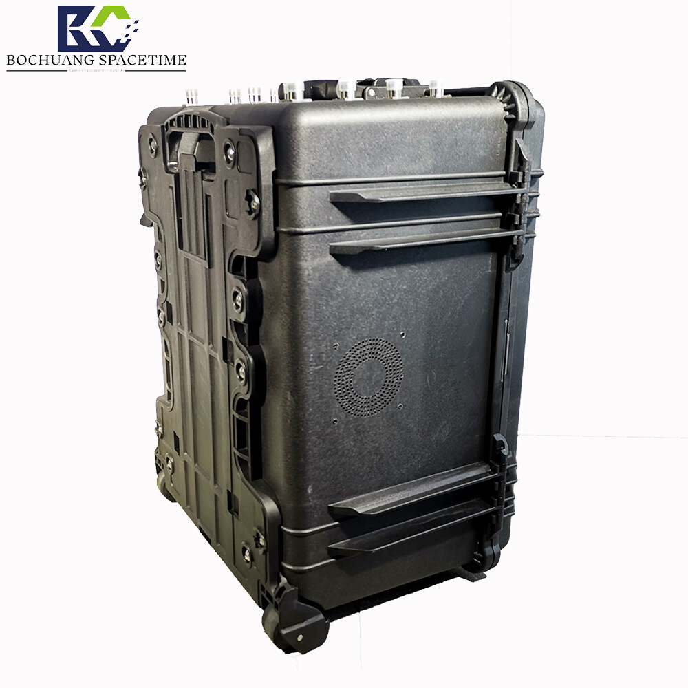 Portable Omni-directional High-Power Drone Jammer BCSK-LGX010 | 100W Multi-Band Coverage with 360° Field of View, Effective Range 500-3000m. Ideal for Prisons, Critical Sites, and Event Security.