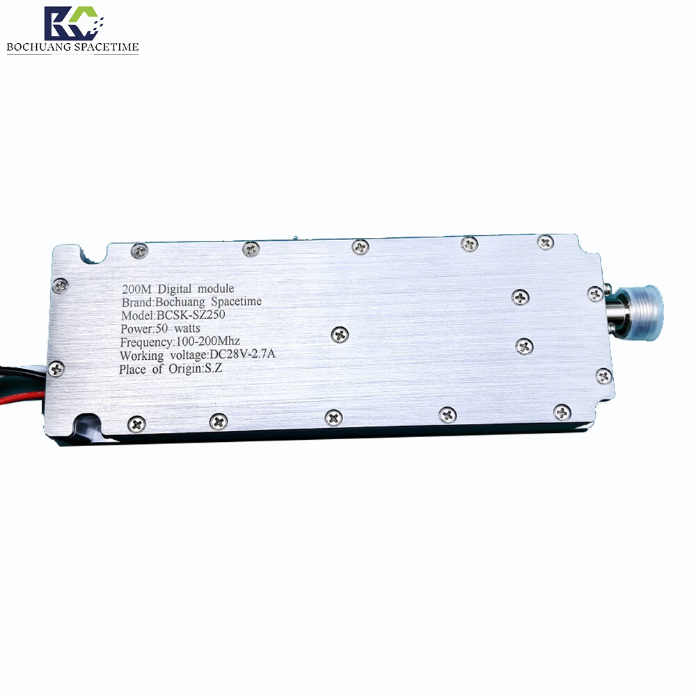 BCSK-SZ250型 50W GAN芯片射频数字功放模块 120-200MHz 带环形器高线性度宽带放大器