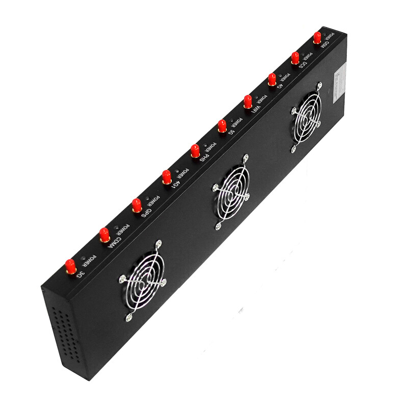博创时空BCSK-101A-10 10路5G手机信号屏蔽器 | 2G/3G/4G/5G/WiFi全频段阻断 大功率监狱专用屏蔽仪