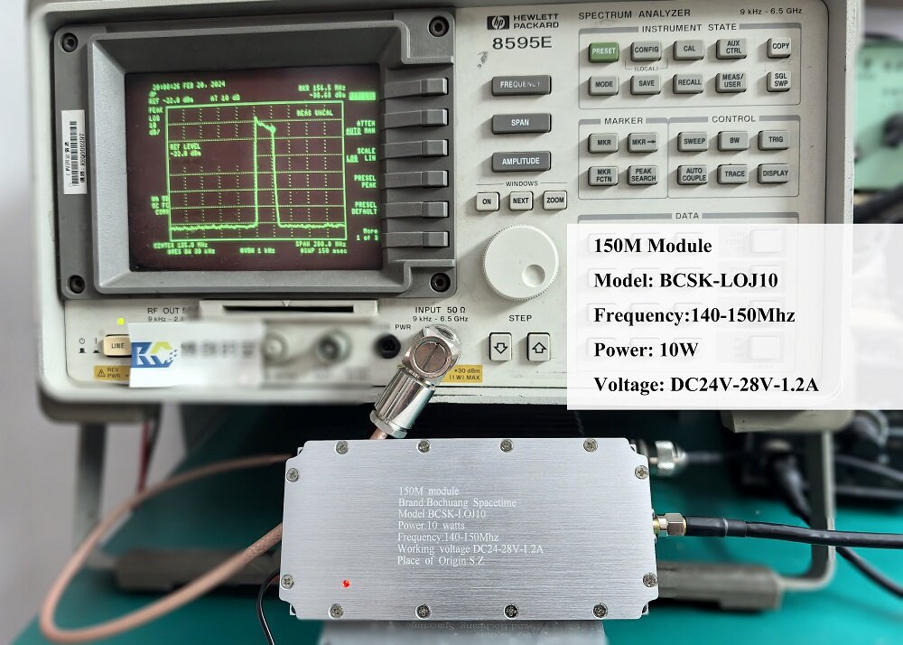 Bocreate BSKS-LOJ10 Broadband RF Power Amplifier Module 140-150MHz 10W Industrial VHF Signal Booster, Direct from Shenzhen Manufacturer