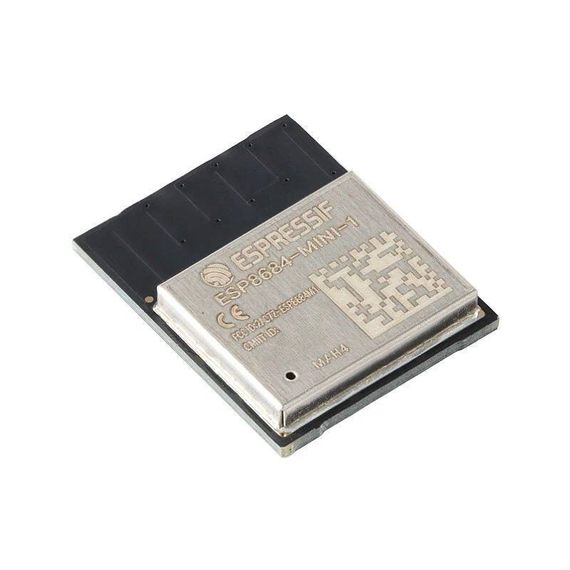 ESP8684-MINI-1-H4 WiFi Electronic Chip Module, RISC-V Architecture, Bluetooth 5.0 Dual-Mode, 4MB Flash, IoT Development Board