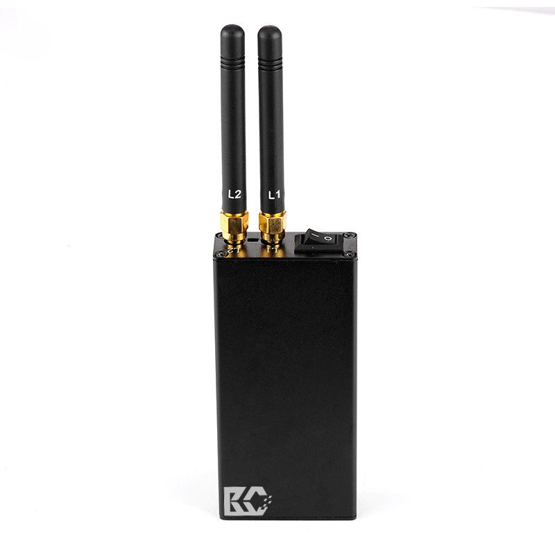 手持双天线GPS信号屏蔽器(L1-L5全频段/全向)全球定位跟踪隐私保护