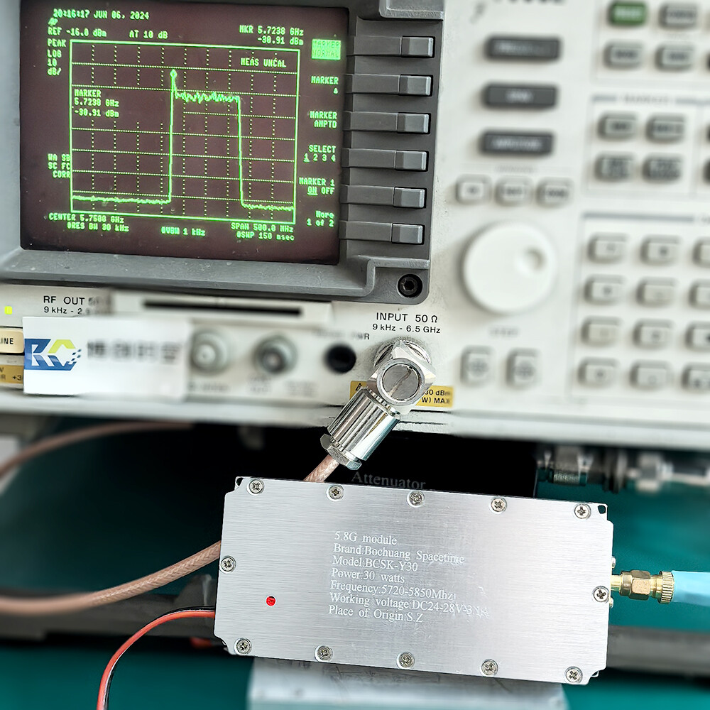 博创时空 BCSK-Y30 型5.8Ghz 射频功率放大模块 30W 5720-5850MHz 无人机反制专用 GAN工业级放大器