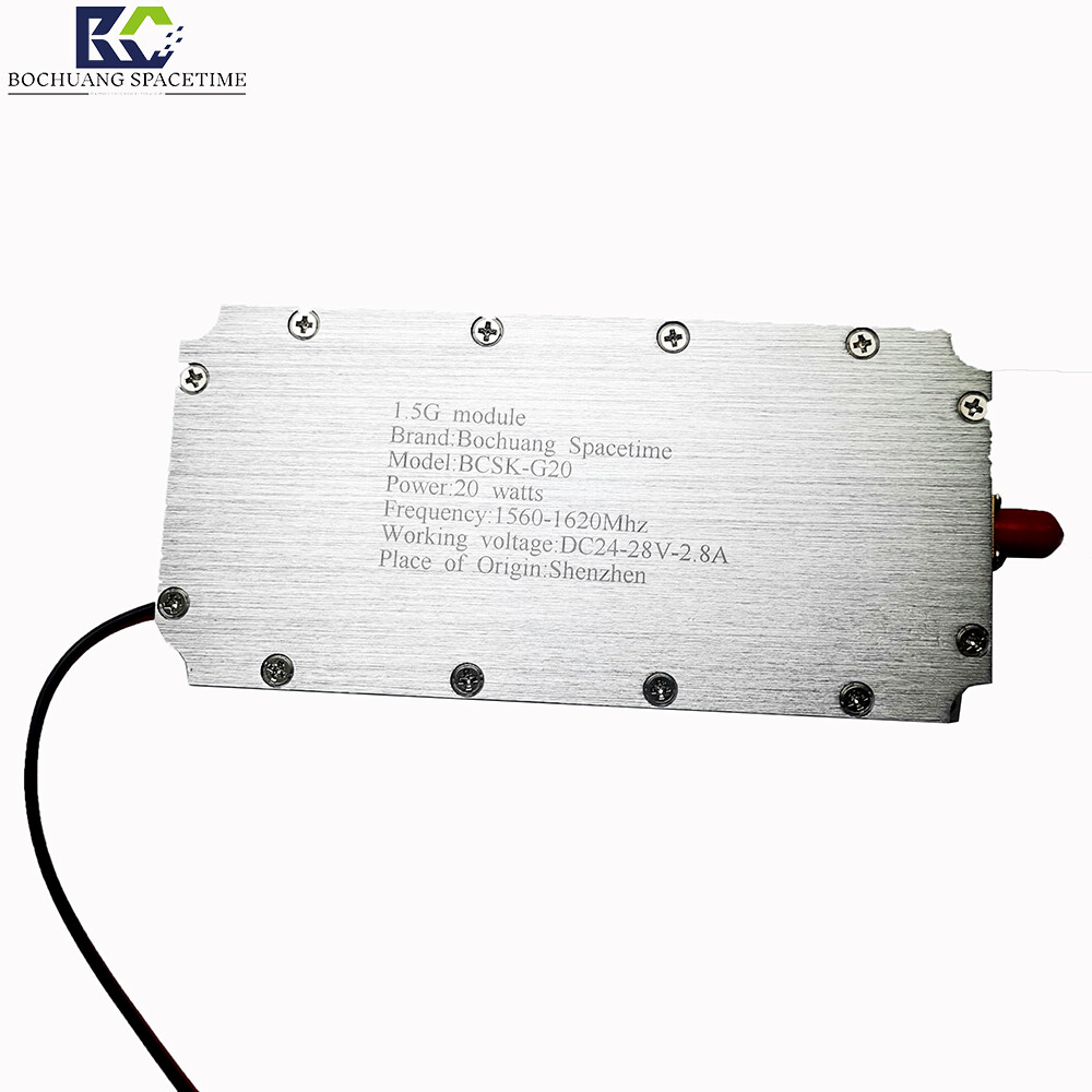 博创时空 BCSK-G20型 1.5GHz 20W射频功放模块 | 适用于无人机反制与GPS信号压制系统