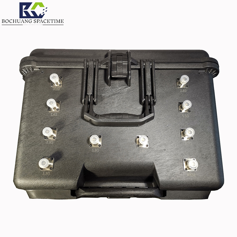 Portable Omni-directional High-Power Drone Jammer BCSK-LGX010 | 100W Multi-Band Coverage with 360° Field of View, Effective Range 500-3000m. Ideal for Prisons, Critical Sites, and Event Security.