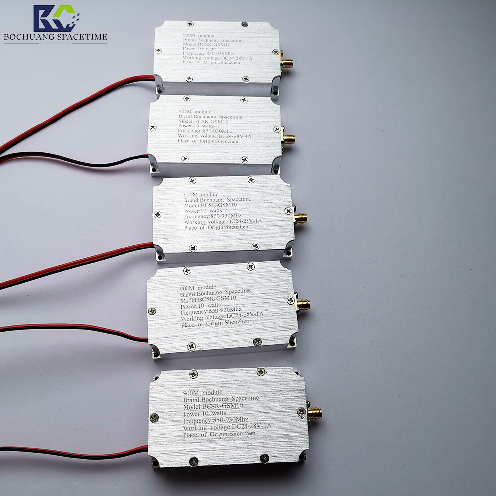 BCSK-GSM10 900MHz 1W RF Power Amplifier Module by Bochuang Space-Time | For GSM/CDMA Signal Jamming and Drone Countermeasure Systems