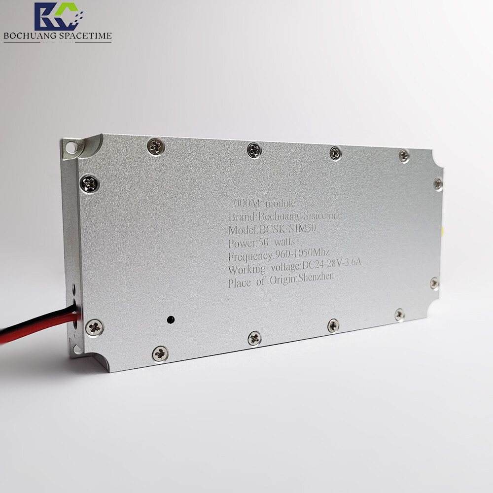BCSK-SJM50型 连续波射频功率放大模块 965-1050MHz 50W高增益功放板带环形器