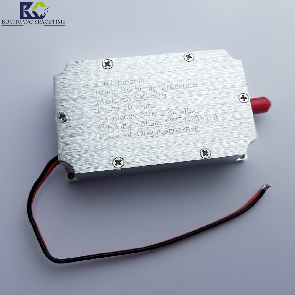 Bocreate Timespace BSKS-W10 Type 2.4G 10W RF Power Amplifier Module, designed for drone countermeasures and UAV WiFi video signal jamming.