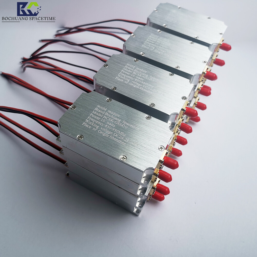 BCSK-GSM10 900MHz 1W RF Power Amplifier Module by Bochuang Space-Time | For GSM/CDMA Signal Jamming and Drone Countermeasure Systems