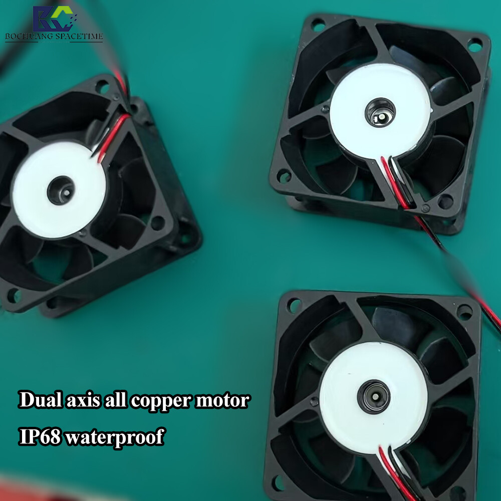 Industrial-Grade Waterproof, High-Temperature Resistant Cooling Fan | DC24V 0.2A 40*40mm High-Airflow Silent Axial Fan (Ideal for Drone Countermeasures / Variable Frequency Drives / Server Cooling)