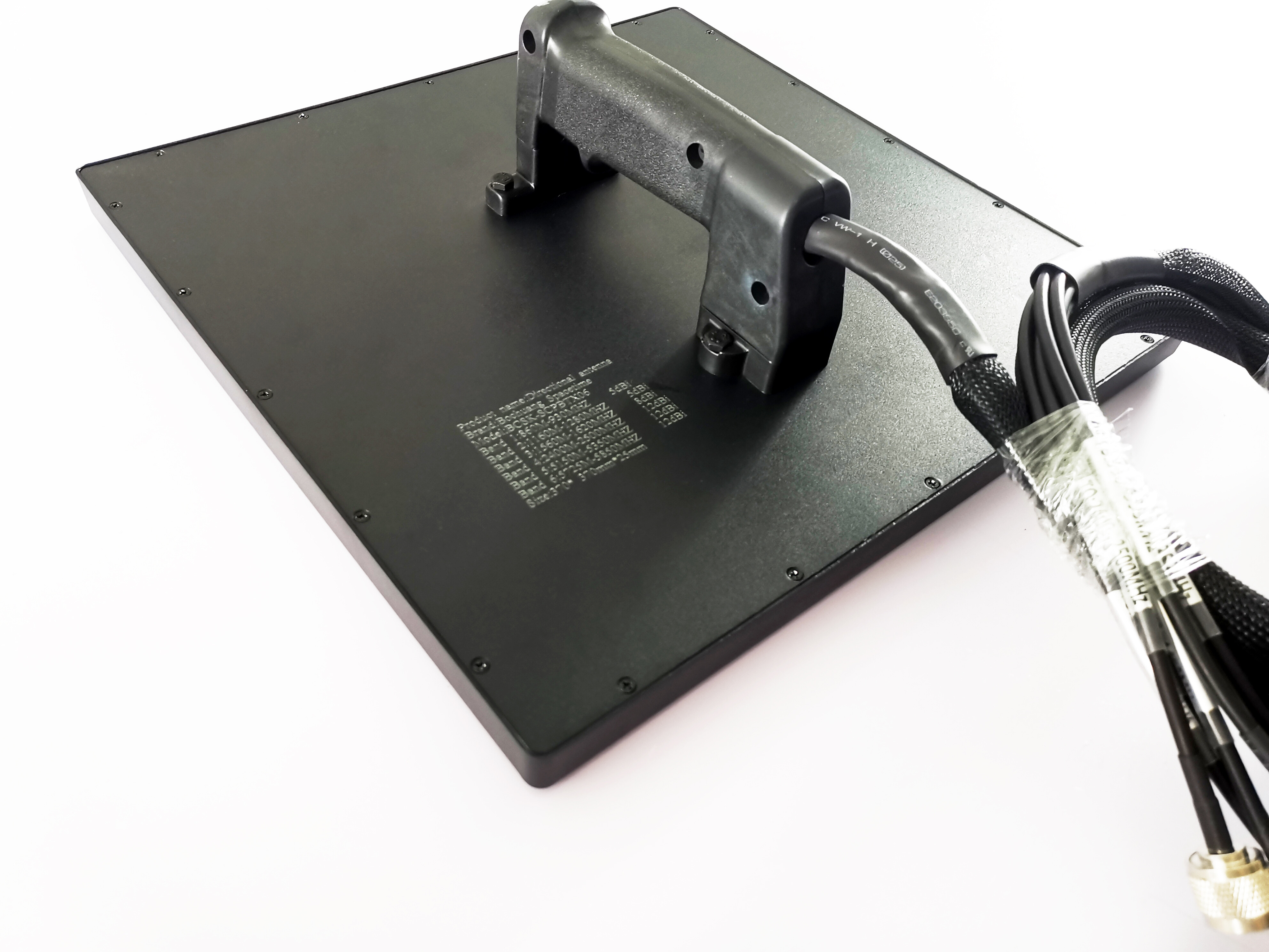BCSK-PBTX06 Handheld 6-Band Aluminum Alloy Panel Directional Antenna | 1.8G/2.1G/3.1G/4.2G/5.5G/6.5G Full Coverage, 5-1 dBi High Gain for Drone Countermeasures, Electronic Jamming, and Multi-Frequency Communication Systems