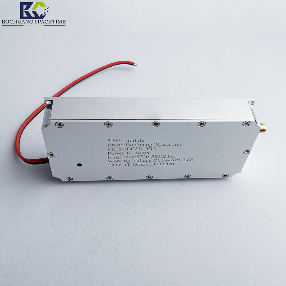 Bochuang Shikong BSK-Y1 0 5.8GHz Power Amplifier Module 10W Wideband RF Amplifier 5720-5850MHz UAV Countermeasure and FPV Video Transmission Dedicated