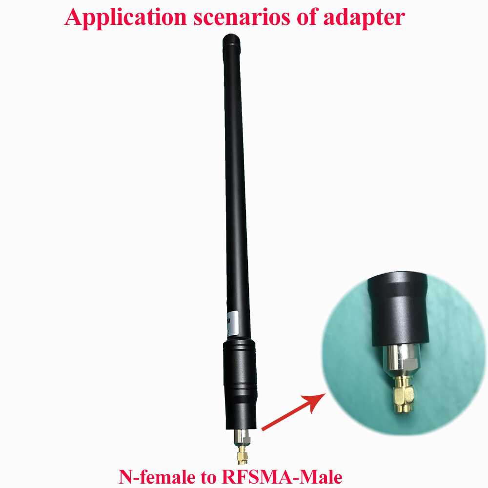 Bochuang Shikong N Female to SMA Male Connector Antenna Adapter 50Ω All-Copper RF Adapter 0-6GHz High-Frequency Low-Loss Coaxial RF Connector