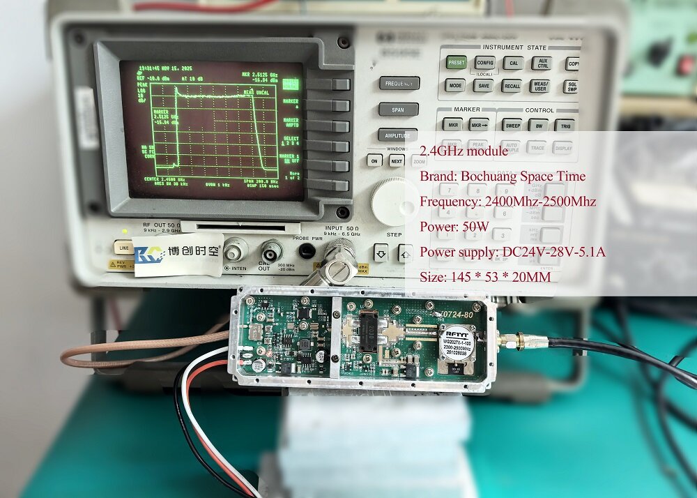 BCSK-W50 RF Power Amplifier 2400MHz–2500MHz, 50W Bandwidth Frequency Amplification