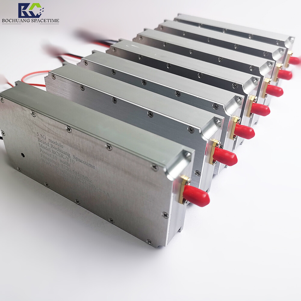 Bochuang Shikong BSK-Y1 0 5.8GHz Power Amplifier Module 10W Wideband RF Amplifier 5720-5850MHz UAV Countermeasure and FPV Video Transmission Dedicated