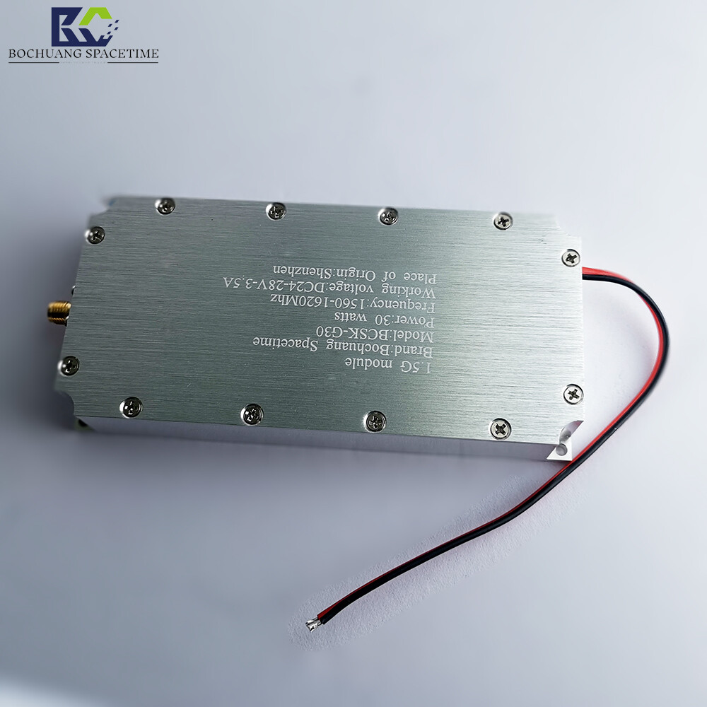 博创时空 BCSK-G30型 1.5GHz 30W射频功率放大模块 | 无人机反制与GPS信号压制核心组件