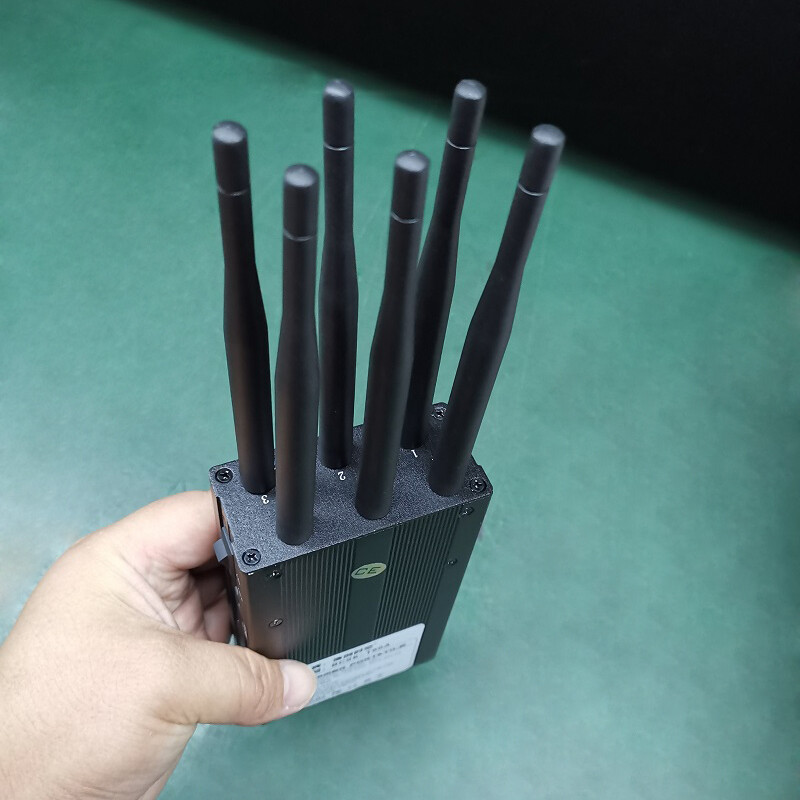 6路便携式手机信号干扰器1-20米2G/3G/4G/WIFI/GPS/蓝牙热点屏蔽