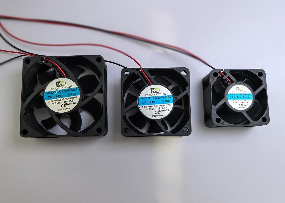 Industrial-Grade Waterproof, High-Temperature Resistant Cooling Fan | DC24V 0.2A 40*40mm High-Airflow Silent Axial Fan (Ideal for Drone Countermeasures / Variable Frequency Drives / Server Cooling)