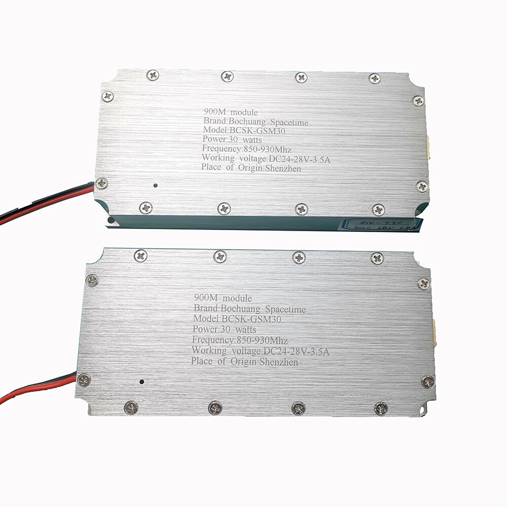 博创时空 BCSK-GSM30型 900MHz 30W 射频功率放大模块 | GSM手机信号屏蔽器与无人机反制专用组件