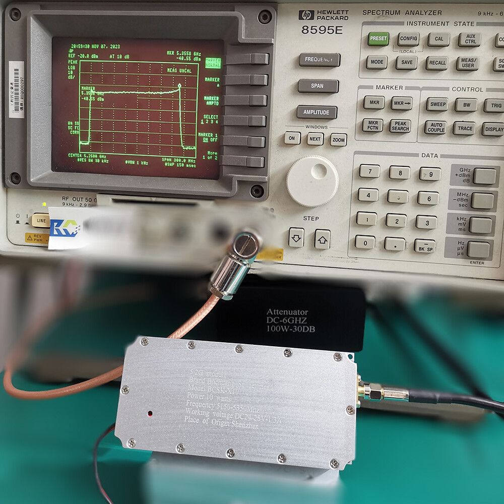 博创时空BCSK-X10 型5.2G射频功率放大模块 10W 5150-5350MHz 无人机反制专用 工业级GAN带循环器放大器