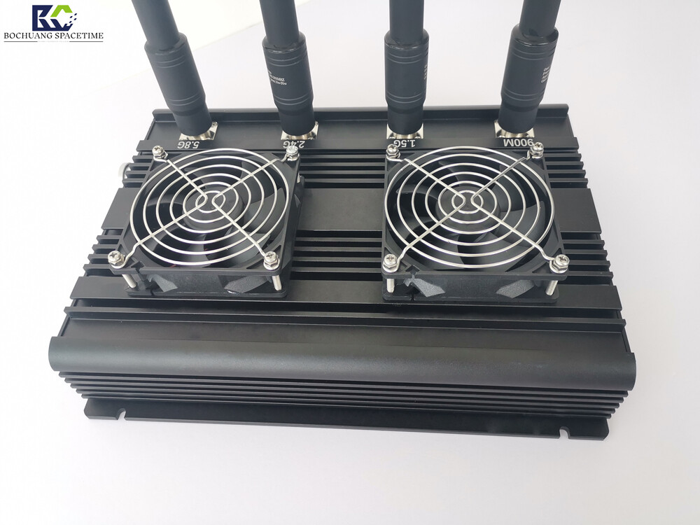 博创时空 BCSK-TSWRJ04 单路10W户外无人机管控设备 900M/1.5G/2.4G/5.8G四频段射频干扰模块 工业级散热设计