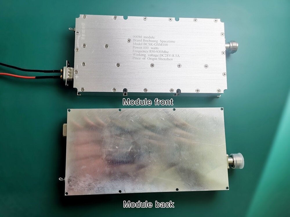 BCSK-GSM100 900MHz 100W RF Power Amplifier Module by BCSK | For GSM Signal Jamming and Drone Countermeasure Systems