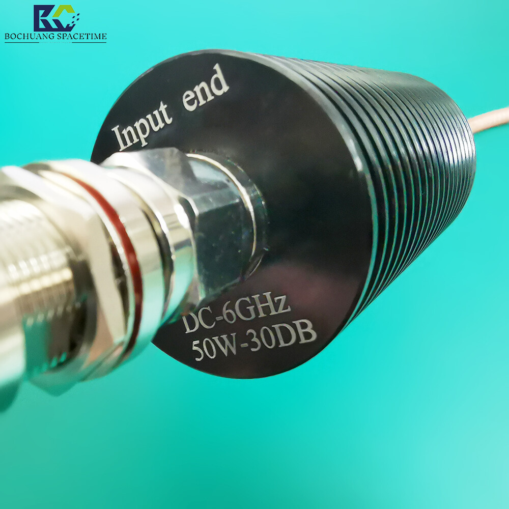 N型公头固定衰减器 | 50Ω DC-6GHz 30dB 50W 适用于基站/雷达/模块测试仪器 博创时空BCSK-SJQ50