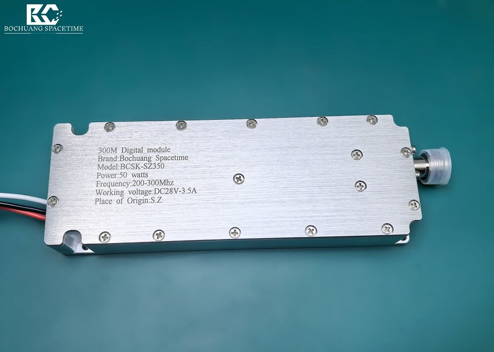 BCSK-SZ350型 50瓦LDMOS数字功放模块 200-300MHz 带环形器工业级射频功率放大器