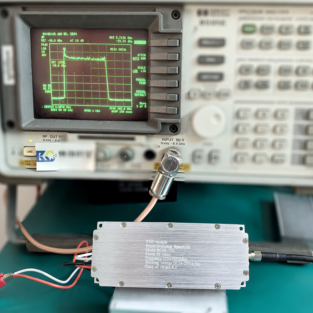 Bochuang Space-Time BSK-Y50 5.8GHz Bandwidth RF Power Amplifier Module 50W Linear Amplifier for Drone Countermeasure Applications