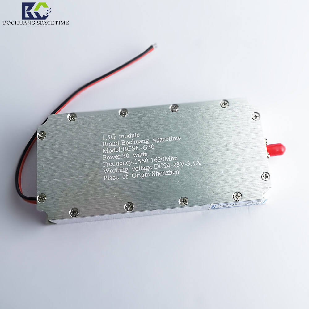 博创时空 BCSK-G30型 1.5GHz 30W射频功率放大模块 | 无人机反制与GPS信号压制核心组件