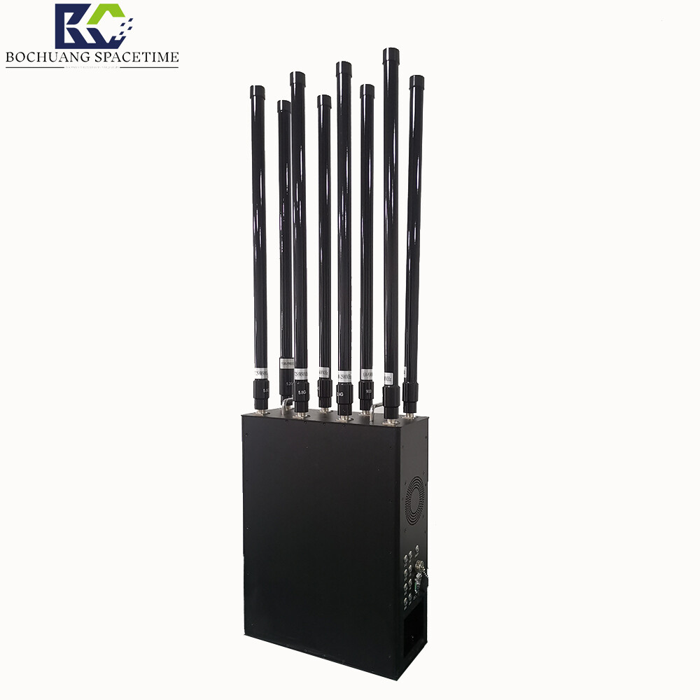 背包式无人机反制设备八频段30瓦 BCSK-BB08-3型 360°全向覆盖 500-1500m有效距离 单兵背负式低空防御系统