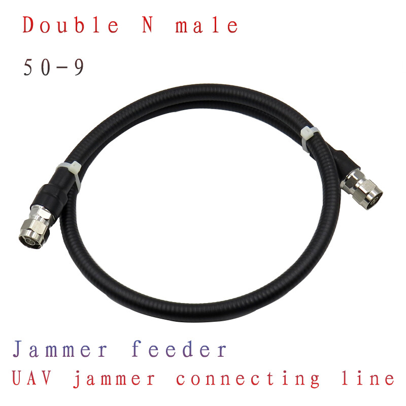 50-9 Ultra-Soft RF Cable | Dual N-Type Male Low-Loss Coaxial Feedline for Drone Jammers, Communication Base Stations, and Test Equipment