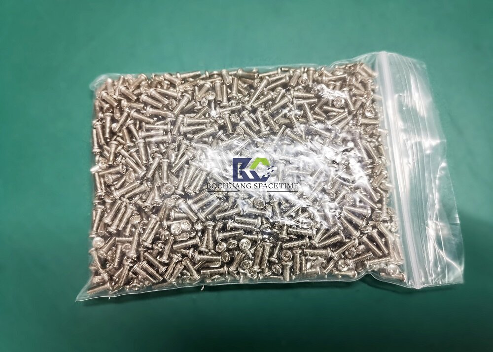 M2.5×8mm Nickel-Plated Phillips Pan Head Screw | Special Fastener for Bochuang Space-Time Module 1400 pcs/bag; Suitable for Communication Equipment, RF Modules, and Chassis Assembly