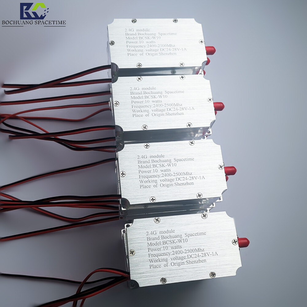 Bocreate Timespace BSKS-W10 Type 2.4G 10W RF Power Amplifier Module, designed for drone countermeasures and UAV WiFi video signal jamming.