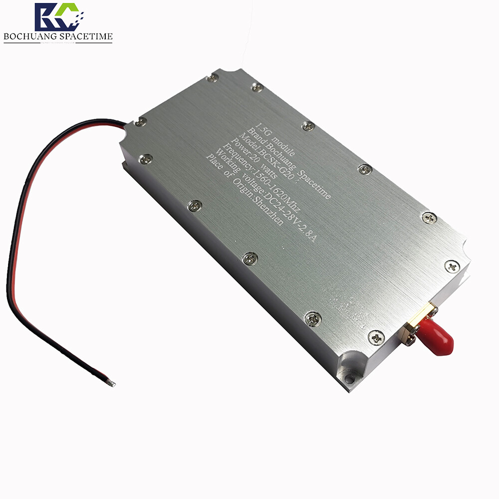 博创时空 BCSK-G20型 1.5GHz 20W射频功放模块 | 适用于无人机反制与GPS信号压制系统
