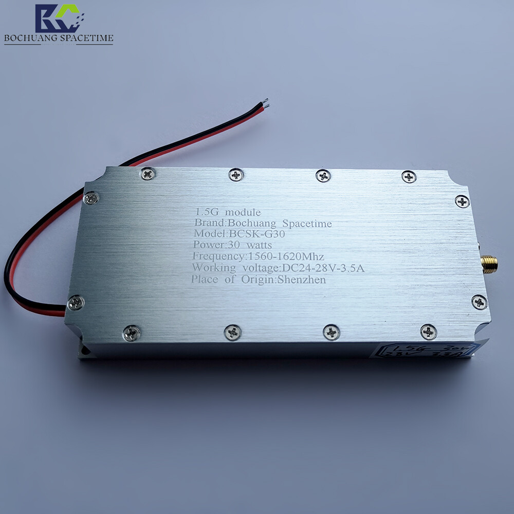 博创时空 BCSK-G30型 1.5GHz 30W射频功率放大模块 | 无人机反制与GPS信号压制核心组件