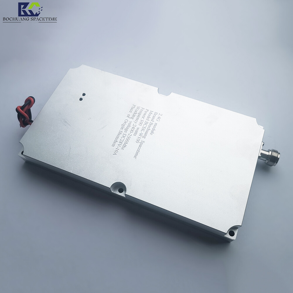 博创时空BCSK-W100 2.4G信号源射频功放模块 100W大功率 2400-2500MHz 无人机反制专用 工业级射频放大器