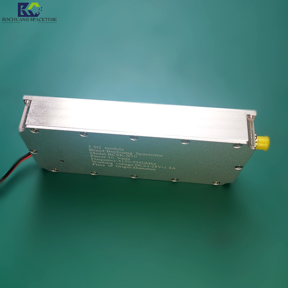 博创时空BCSK-X10 型5.2G射频功率放大模块 10W 5150-5350MHz 无人机反制专用 工业级GAN带循环器放大器
