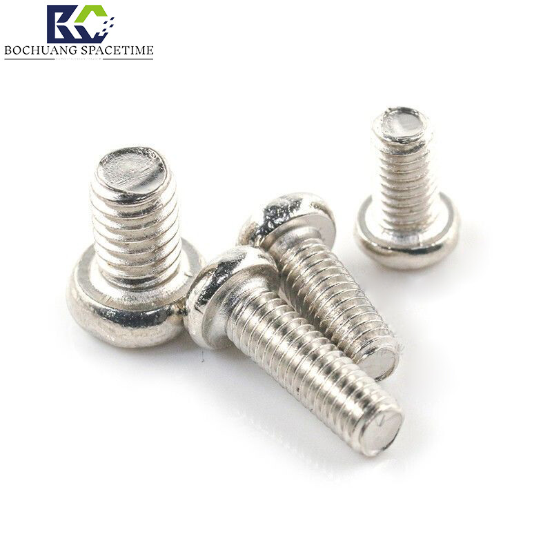 M2.5×8mm Nickel-Plated Phillips Pan Head Screw | Special Fastener for Bochuang Space-Time Module 1400 pcs/bag; Suitable for Communication Equipment, RF Modules, and Chassis Assembly